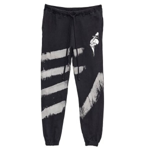 Black White Ed Hardy Dagger Skull Sweatpant | YBCMDIT-67