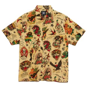 Flashboard Print Ed Hardy Flashboard Camp Shirt | MSDXAUY-58