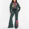 Anchor Rose Boot Cut Sweatpants Anchor Rose Boot Cut Sweatpants