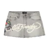 Cross Denim Mini Skirt Cross Denim Mini Skirt
