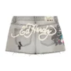 Cross Denim Mini Skirt Cross Denim Mini Skirt