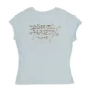 Dagger Heart Cap Sleeve Fitted Tee