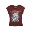 Diamond Flower Cap Sleeve Tee Diamond Flower Cap Sleeve Tee