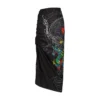 Dragon Print Mesh Maxi Skirt Dragon Print Mesh Maxi Skirt