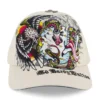 Embroidered Battle Skull Embroidered Battle Skull