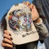 Embroidered Battle Skull Embroidered Battle Skull