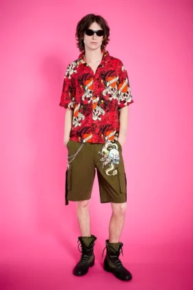LKS Skull Boxy Camp Shirt