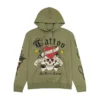 LKS Skull Hoodie – Light Olive LKS Skull Hoodie – Light Olive