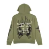 LKS Skull Hoodie – Light Olive LKS Skull Hoodie – Light Olive