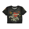 LKS Skull Power Mesh Baby Tee LKS Skull Power Mesh Baby Tee