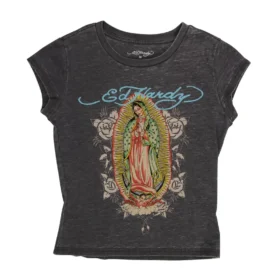 Mary Burnout Cap Sleeve Tee