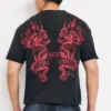 Mary Dragons Boxy Cropped Tee