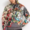 Multi Skulls Boxy Hoodie Multi Skulls Boxy Hoodie