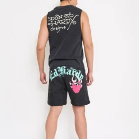 Pantera Puff Print Fleece Shorts