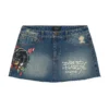 Panther Dagger Denim Mini Skirt Panther Dagger Denim Mini Skirt