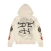 Panther Flame Rhinestone Boxy Fleece Hoodie Panther Flame Rhinestone Boxy Fleece Hoodie