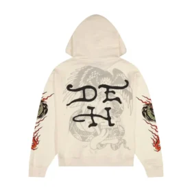 Panther Flame Rhinestone Boxy Fleece Hoodie Panther Flame Rhinestone Boxy Fleece Hoodie