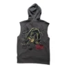 Panther Skull Fleece Cut Off Hoodie Panther Skull Fleece Cut Off Hoodie