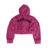 Panthers Faux Fur Hooded Jacket
