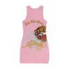 Retro Flash Rib Tank Dress