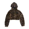 Sacred Heart Faux Fur Hooded Jacket