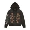 Skeles Boxy Zip Hoodie – Sunfade Grey