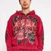 Skull Flowers Boxy Zip Hoodie Skull Flowers Boxy Zip Hoodie