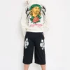 Skulls Long Twill Workwear Shorts Skulls Long Twill Workwear Shorts