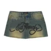 Snake Hearts Denim Skirt Snake Hearts Denim Skirt