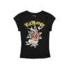 Swallow Rose Rhinestone Fitted Tee Swallow Rose Rhinestone Fitted Tee