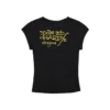 Swallow Rose Rhinestone Fitted Tee Swallow Rose Rhinestone Fitted Tee