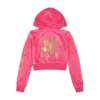 Tattoo Eagle Y2K Velour Hoodie Tattoo Eagle Y2K Velour Hoodie