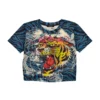 Tiger Head Power Mesh Baby Tee Tiger Head Power Mesh Baby Tee