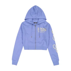 Tiger Lotus Zip Front Hoodie