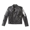 Tiger Painted Leather Jacket – Custom